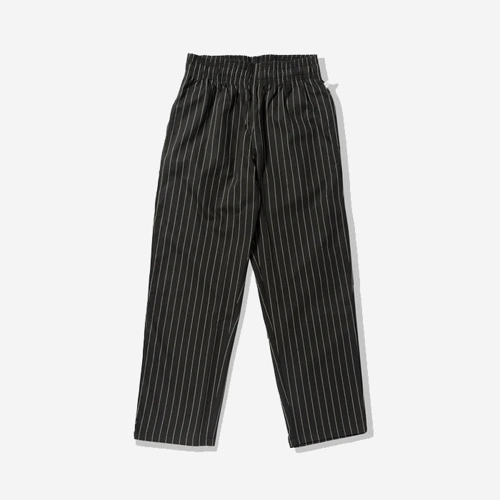 Chef Pants Semi-Wide - Charcoal Herringbone Stripe