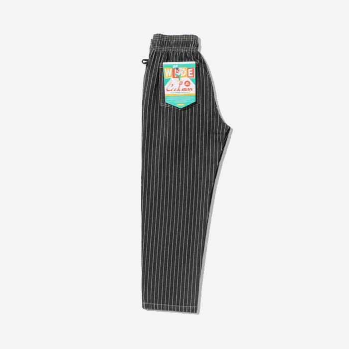 Chef Pants Semi-Wide - Black Wabash Denim