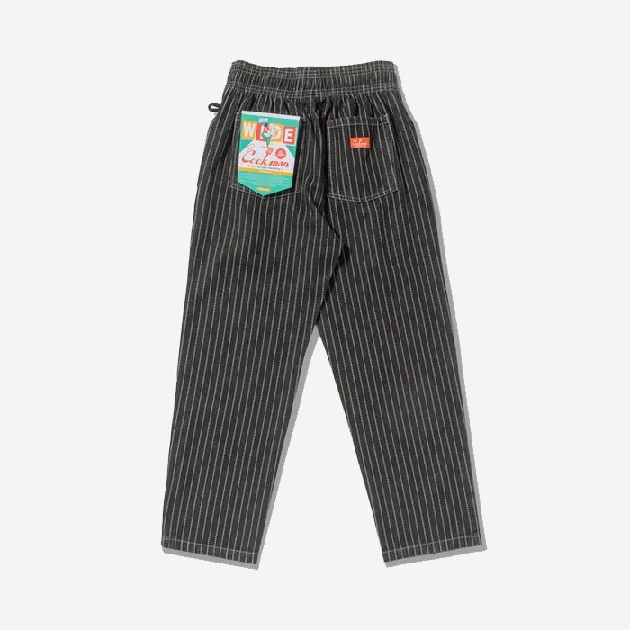 Chef Pants Semi-Wide - Black Wabash Denim