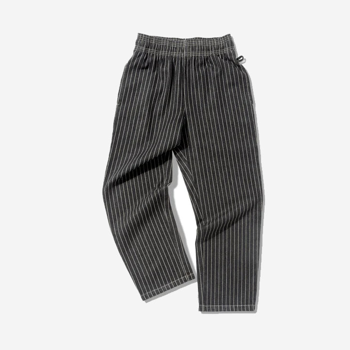 Chef Pants Semi-Wide - Black Wabash Denim