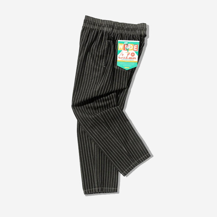 Chef Pants Semi-Wide - Black Wabash Denim
