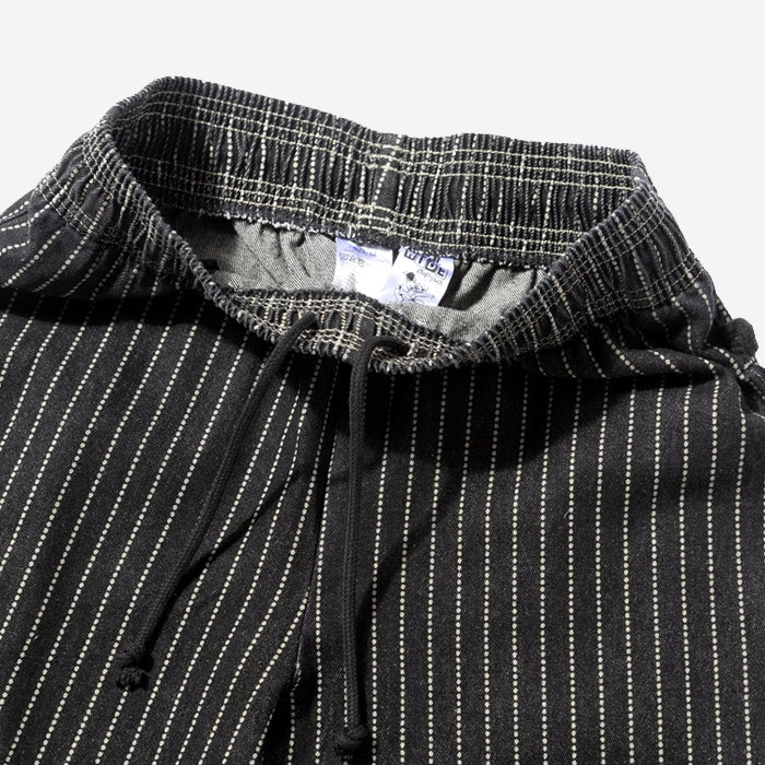Chef Pants Semi-Wide - Black Wabash Denim