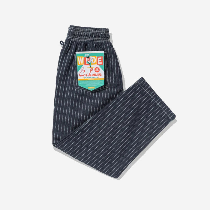 Chef Pants Semi-Wide - Navy Wabash Denim