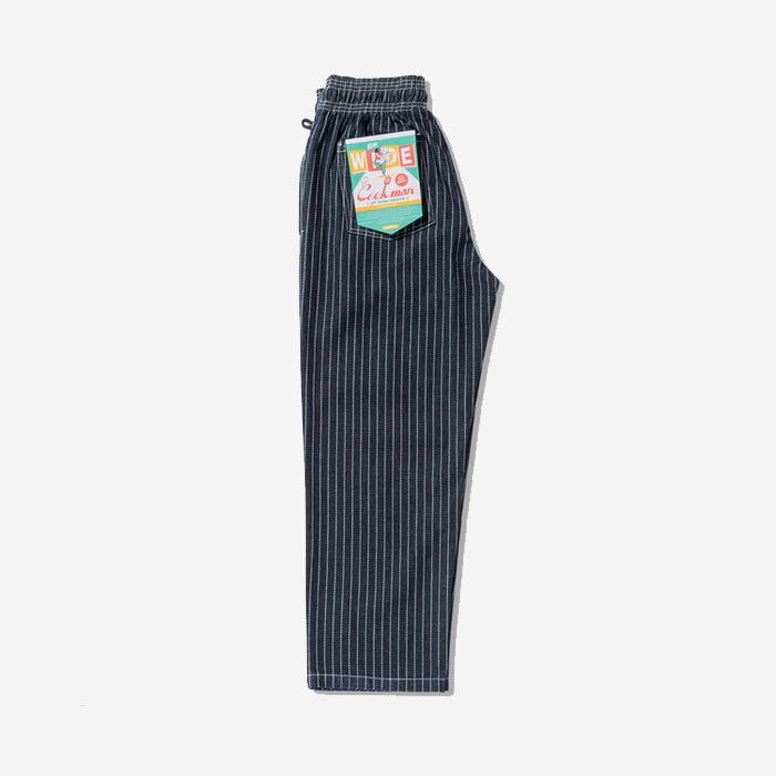 Chef Pants Semi-Wide - Navy Wabash Denim