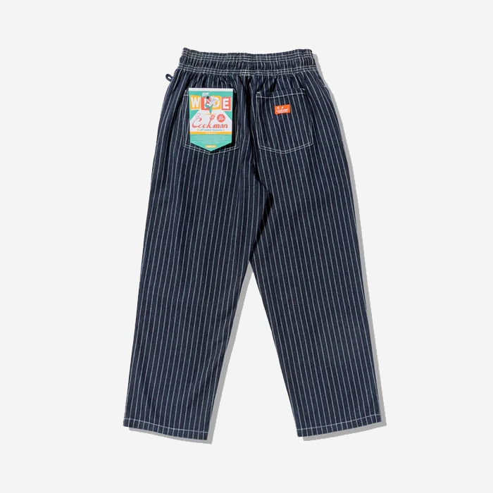Chef Pants Semi-Wide - Navy Wabash Denim
