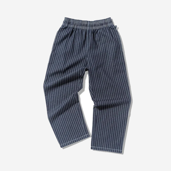 Chef Pants Semi-Wide - Navy Wabash Denim
