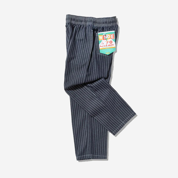 Chef Pants Semi-Wide - Navy Wabash Denim