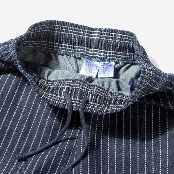 Chef Pants Semi-Wide - Navy Wabash Denim