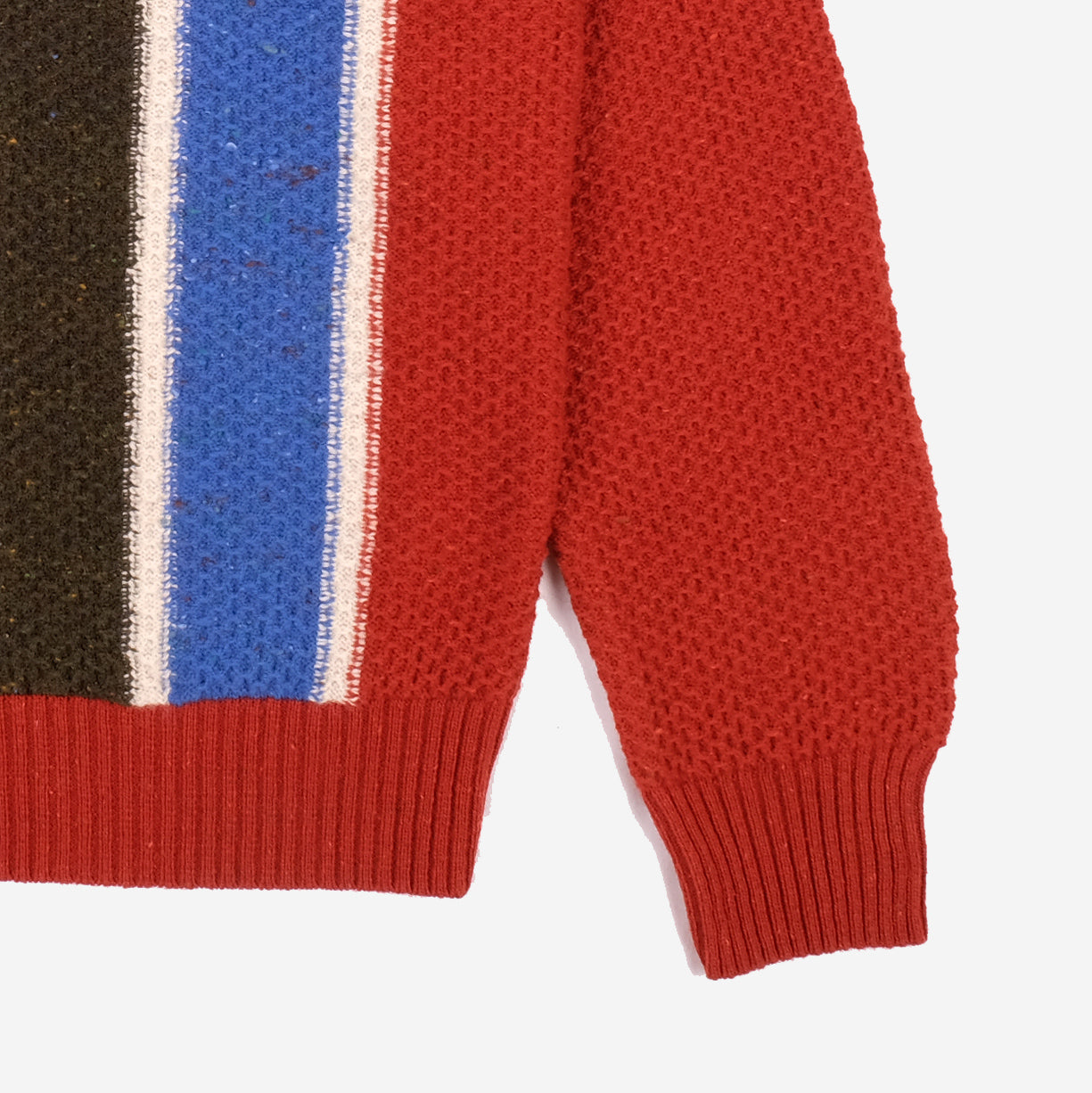 Child Donegal Merino Wool Cardigan - Multi Stripe