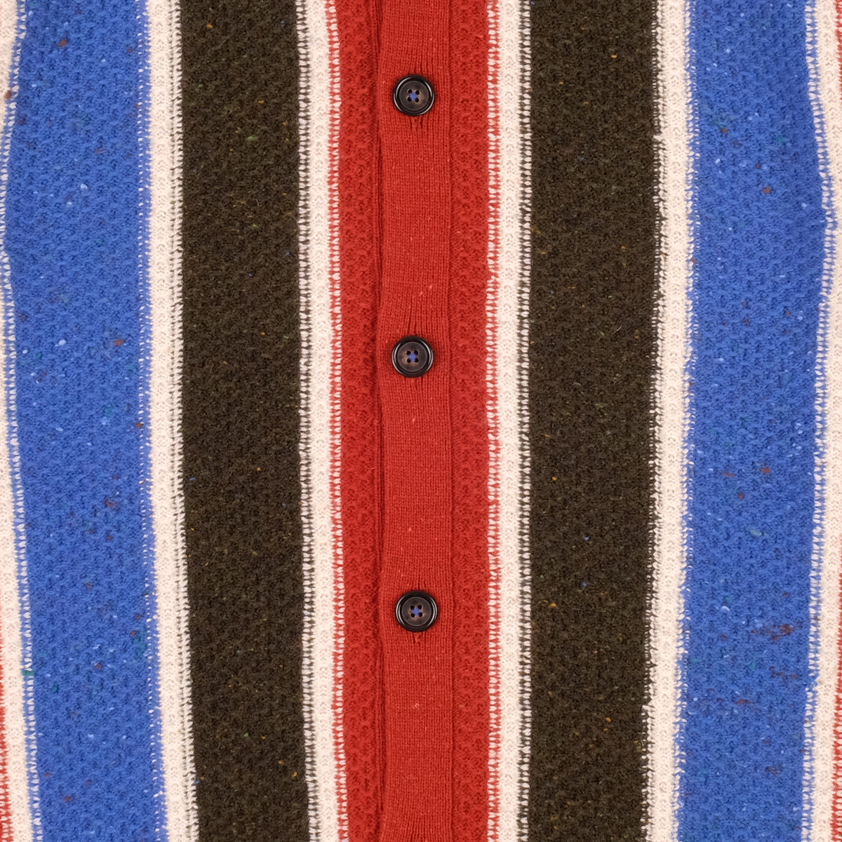 Child Donegal Merino Wool Cardigan - Multi Stripe