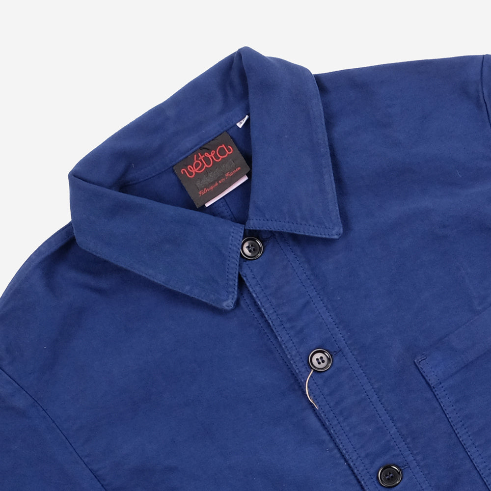 Chore Jacket - French Moleskin - Hydrone Blue