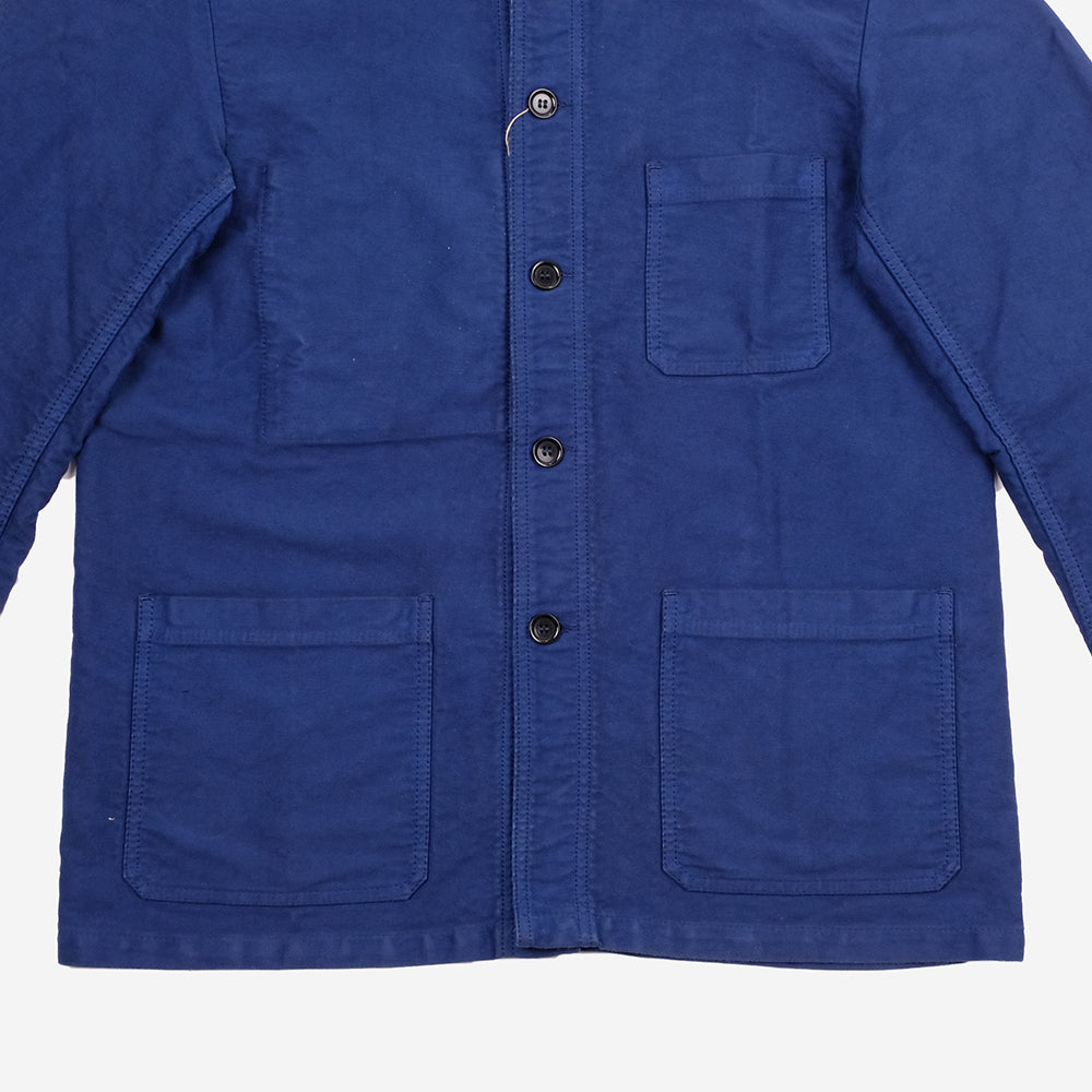 Chore Jacket - French Moleskin - Hydrone Blue