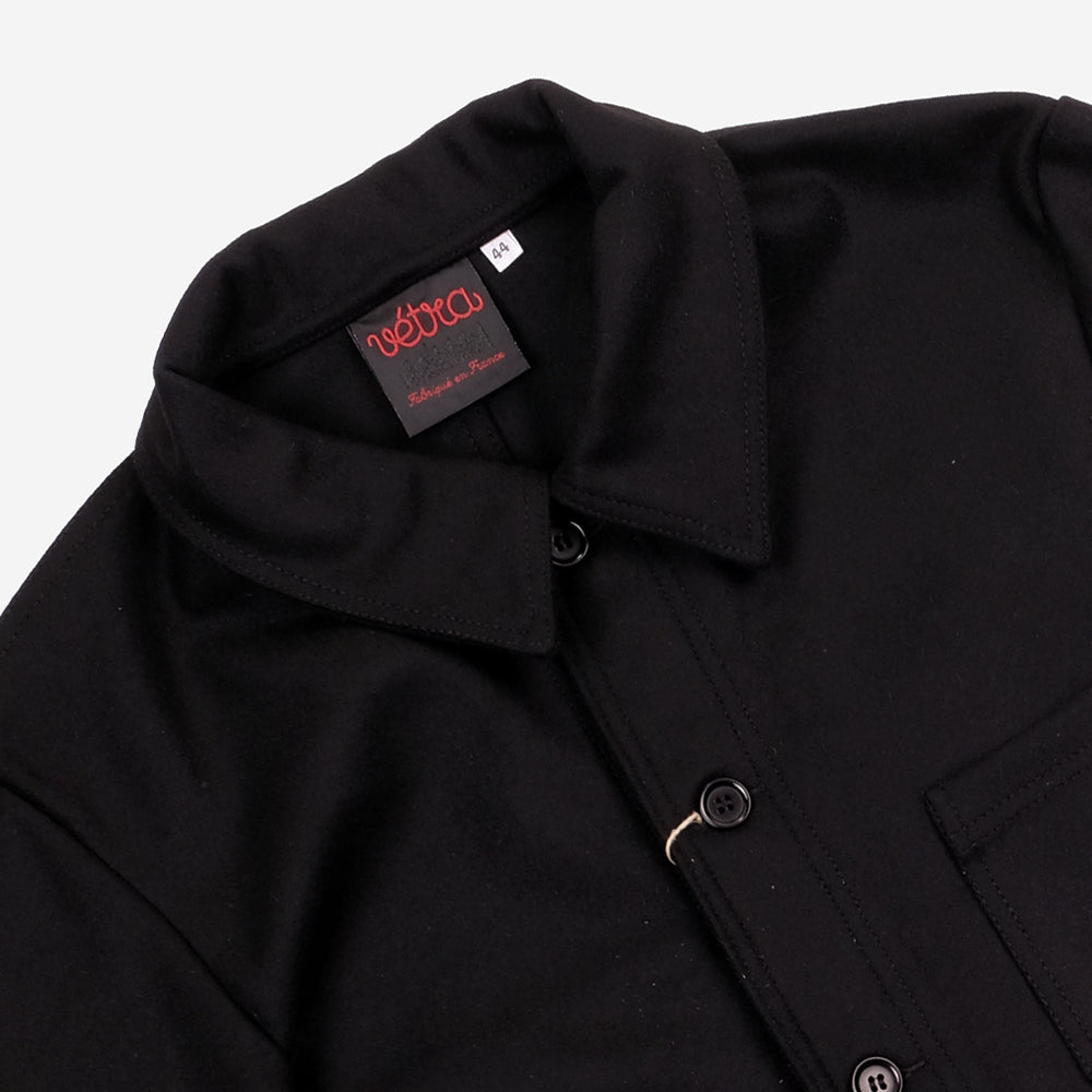 Chore Jacket - Melton Wool - Black