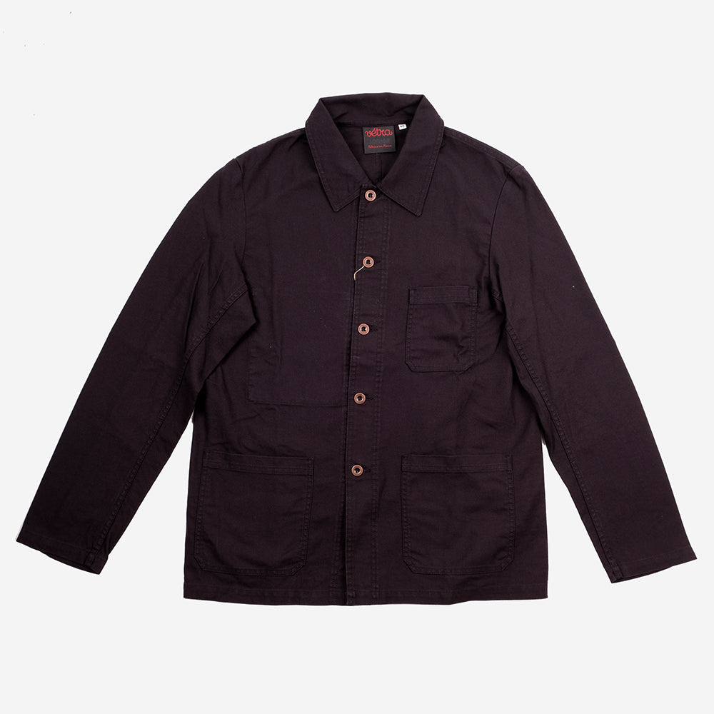 Chore Jacket - Organic Dungaree Twill - Black