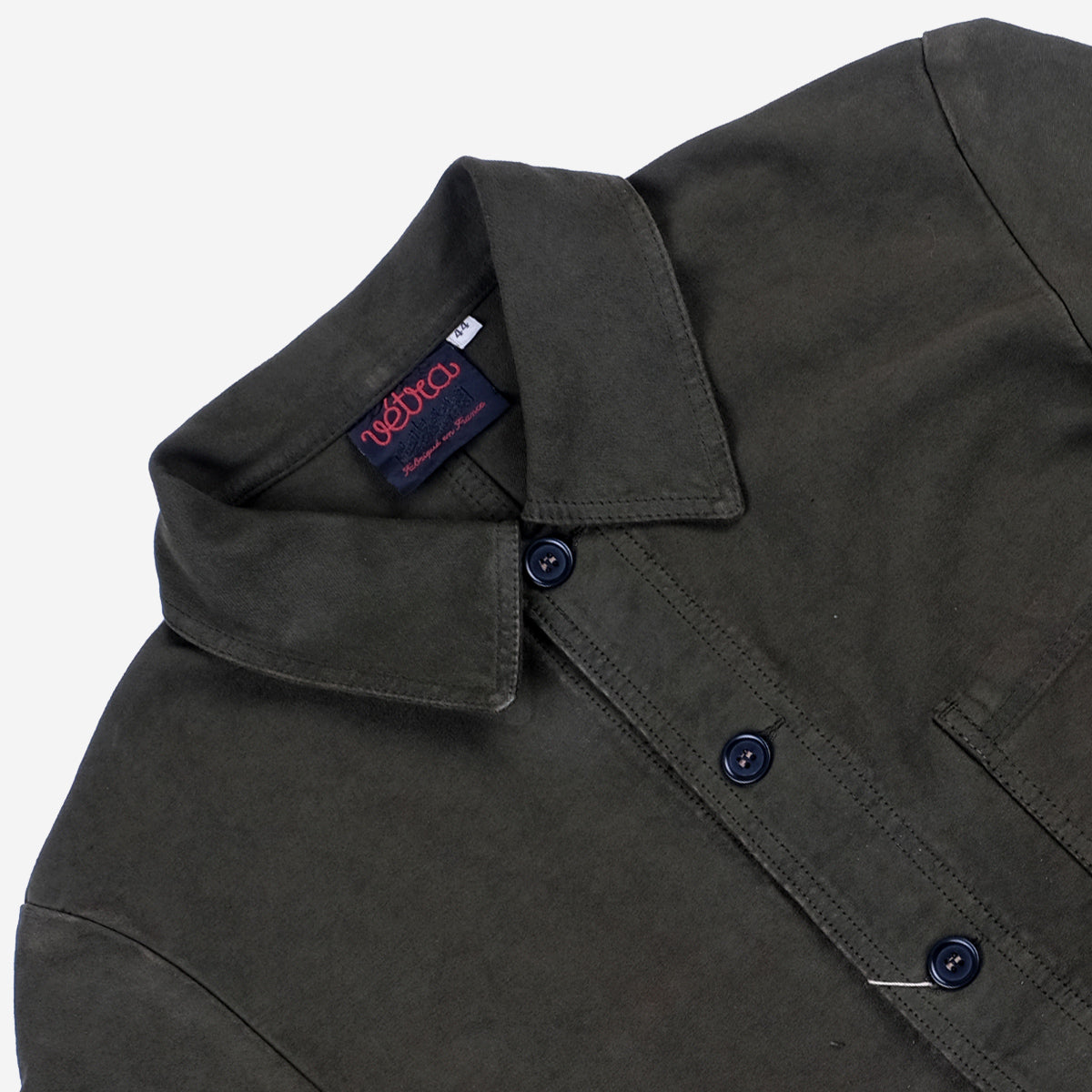 Chore Jacket - French Moleskin - Ash Green