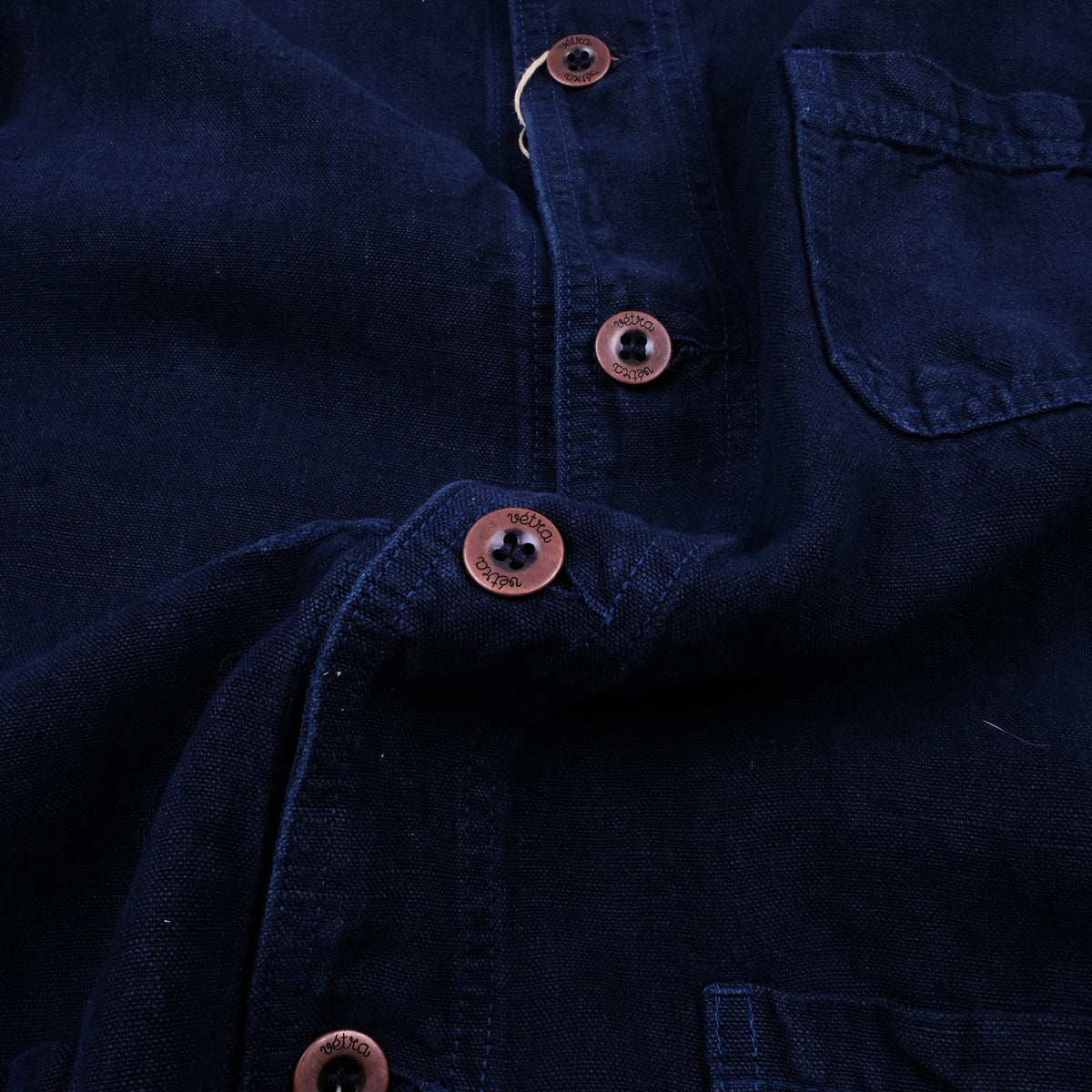 Chore Jacket - Heavy Linen Canvas - Navy