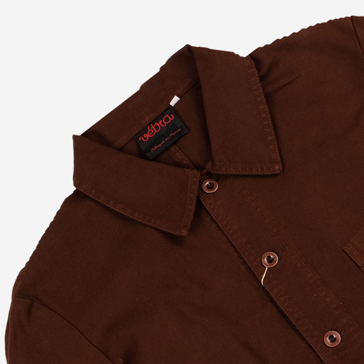 Chore Jacket - Organic Dungaree Twill - Date Brown