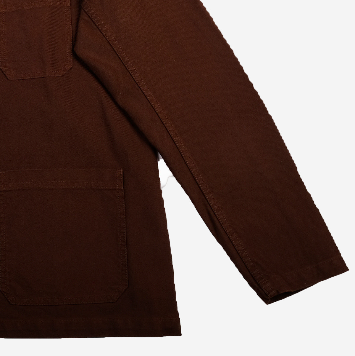 Chore Jacket - Organic Dungaree Twill - Date Brown