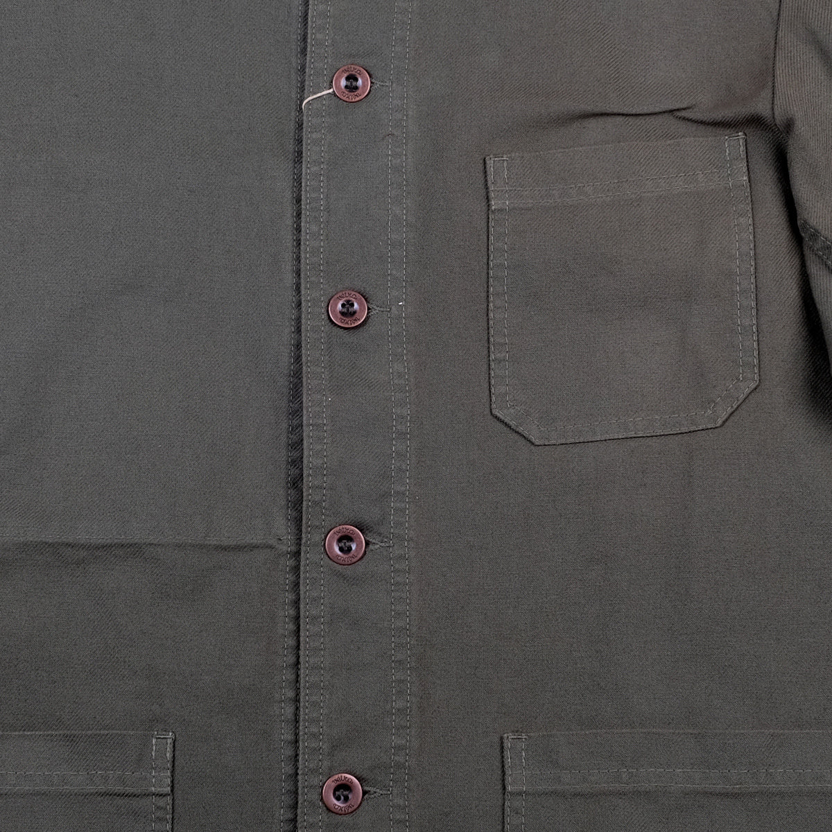 Chore Jacket - Organic Dungaree Twill - Overdyed Jade Green