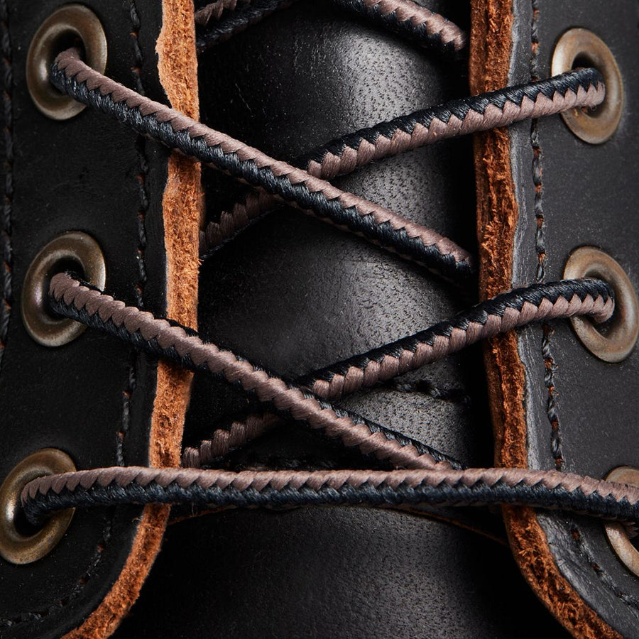 Classic Moc 6-Inch Leather Boots - Black Prairie