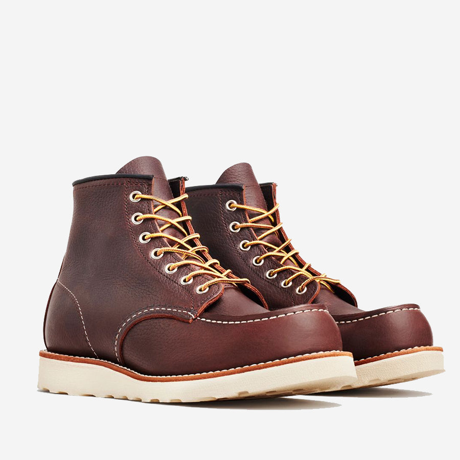 Classic Moc 6-Inch Leather Boots - Briar Oil-Slick Brown