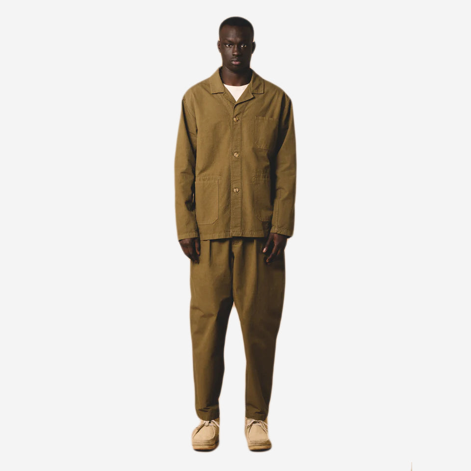 Clyde Ripstop Loose Tapered Trouser - Gamekeeper Green