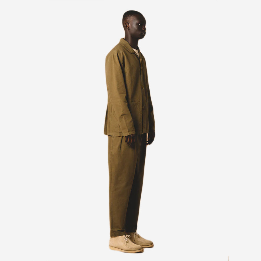 Clyde Ripstop Loose Tapered Trouser - Gamekeeper Green