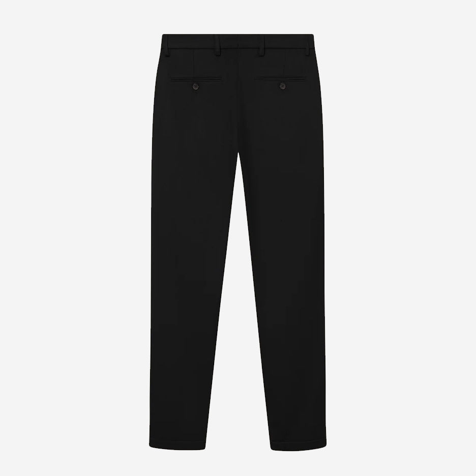 Como Herringbone Suit Pants - Black