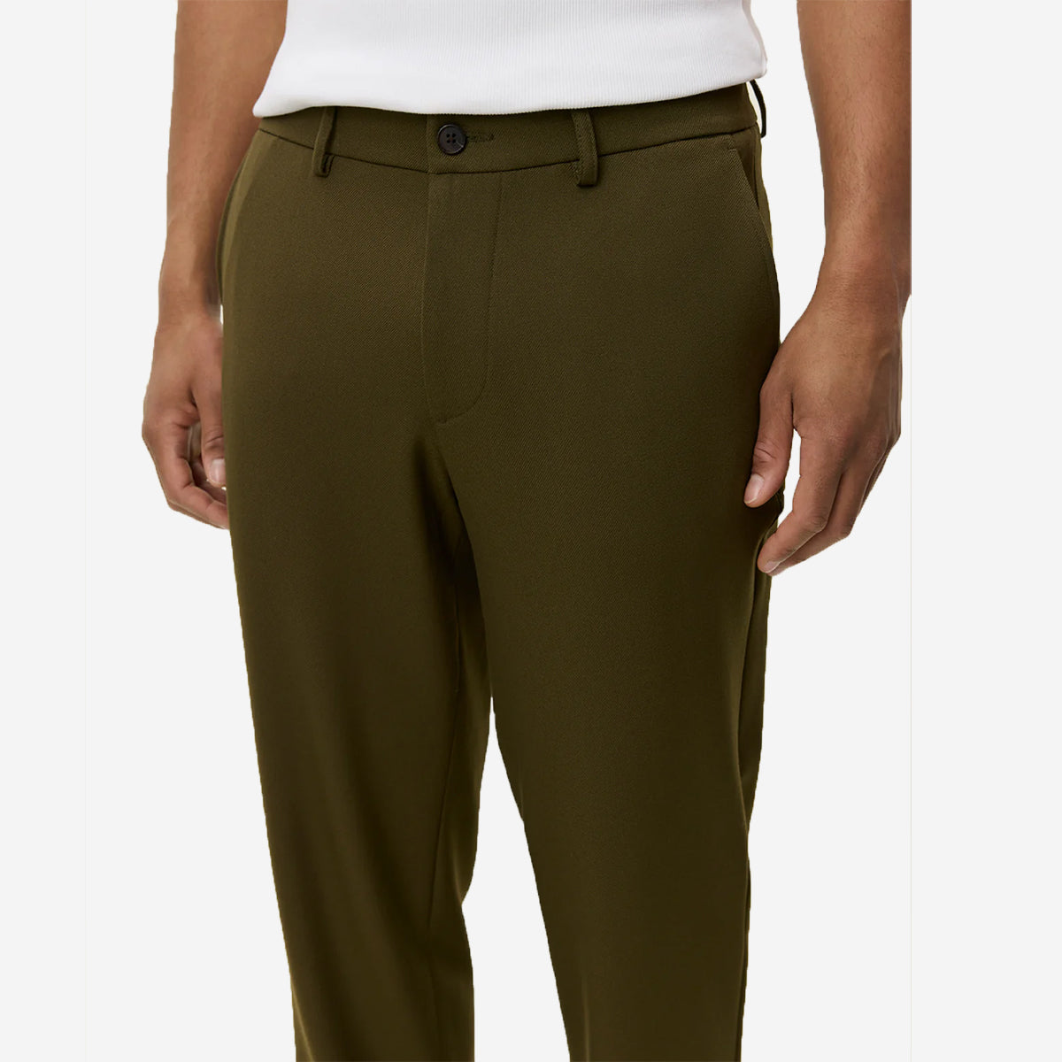 Como Regular Suit Pants - Military Olive