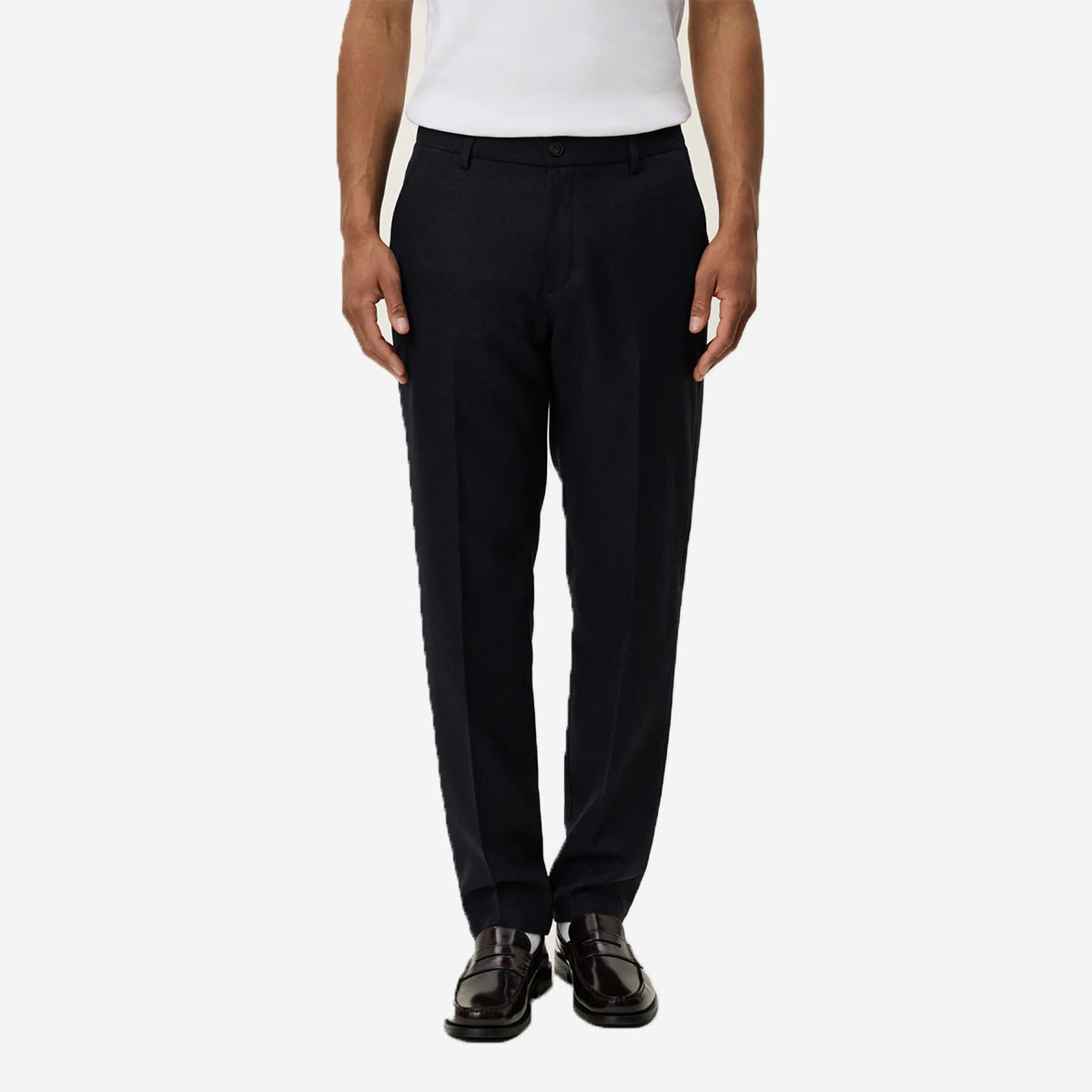 Como Regular Wool Suit Pants - Dark Navy