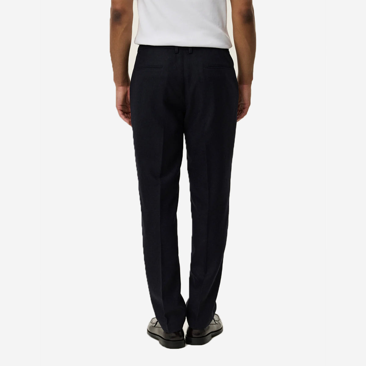 Como Regular Wool Suit Pants - Dark Navy