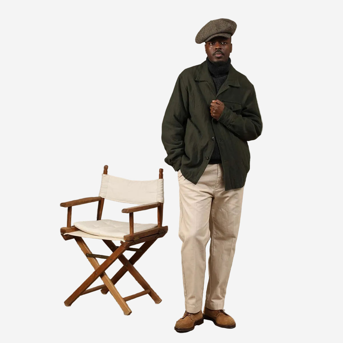 Conroy Herringbone Linen Wool Sport Coat - Green