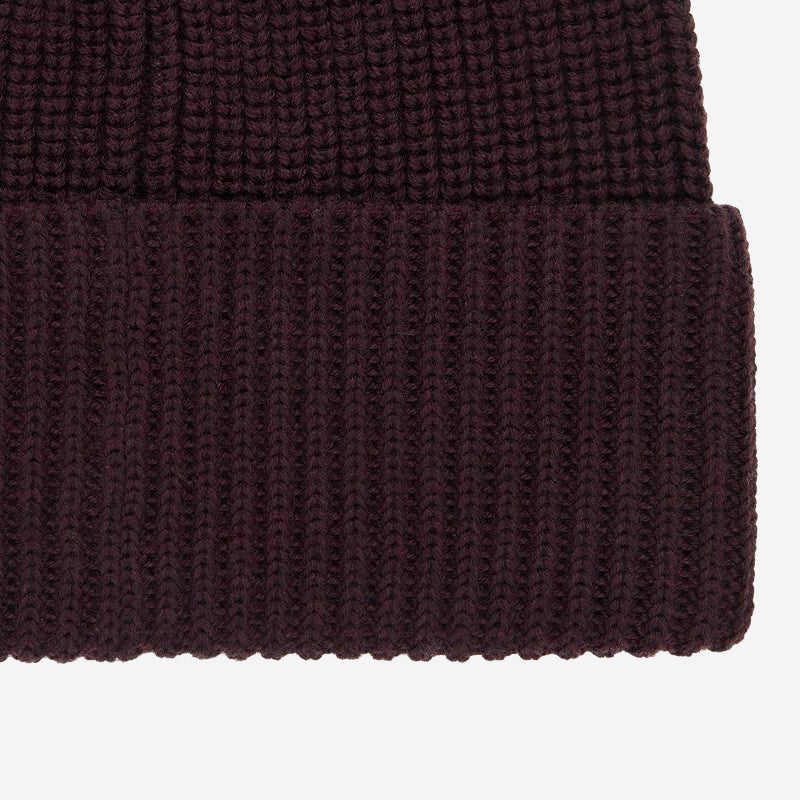 Cotton Watch Cap Beanie - Brown