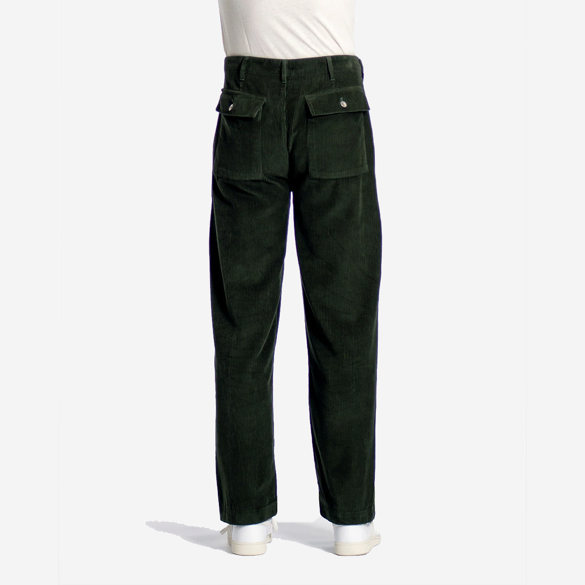 Coup Fatigue Corduroy Trouser - Bottle Green