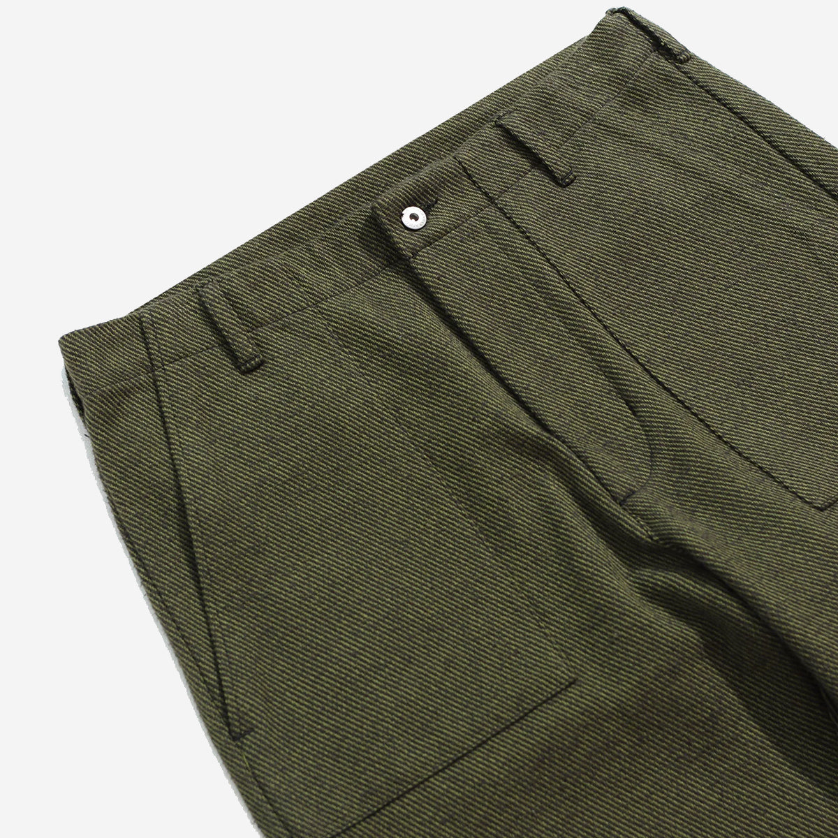 Coup Cotton Drill Fatigue Trouser - Green