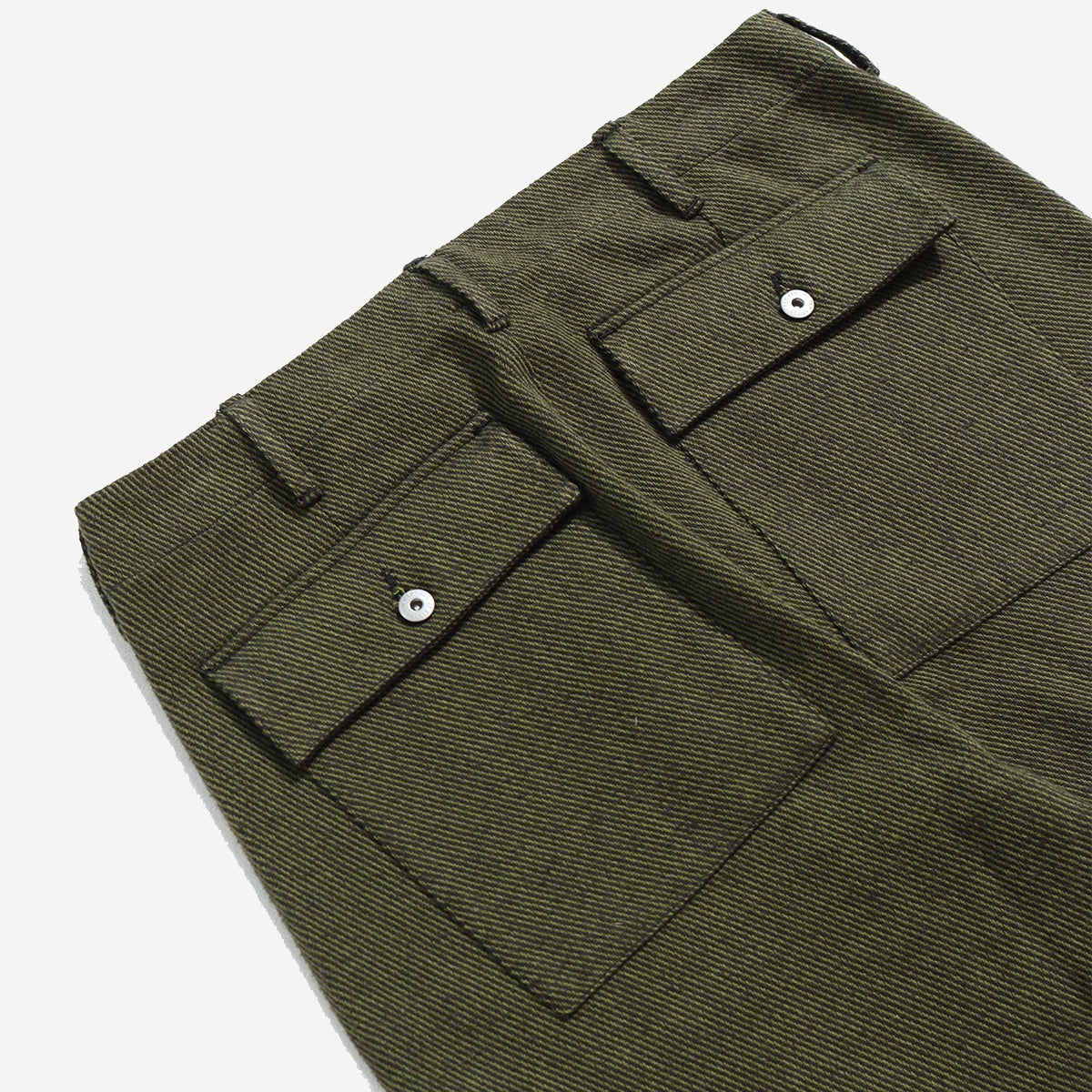 Coup Cotton Drill Fatigue Trouser - Green