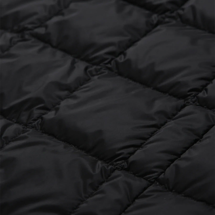 Hanten Down Cardigan Jacket - Black/Charcoal