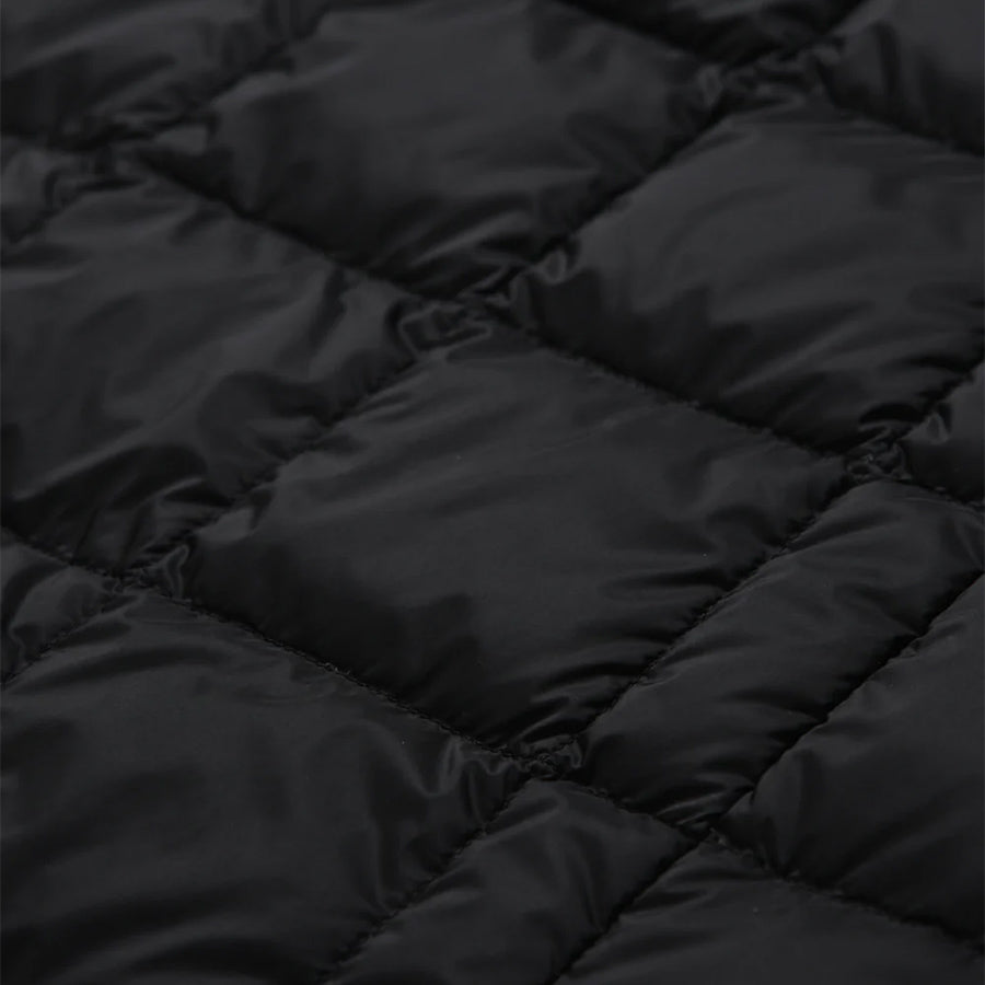 Crew Neck Pocket Down Pullover - Dark Charcoal