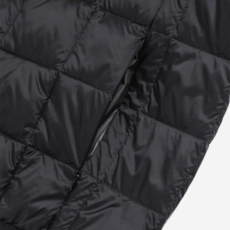 Crew Neck Pocket Down Pullover - Dark Charcoal