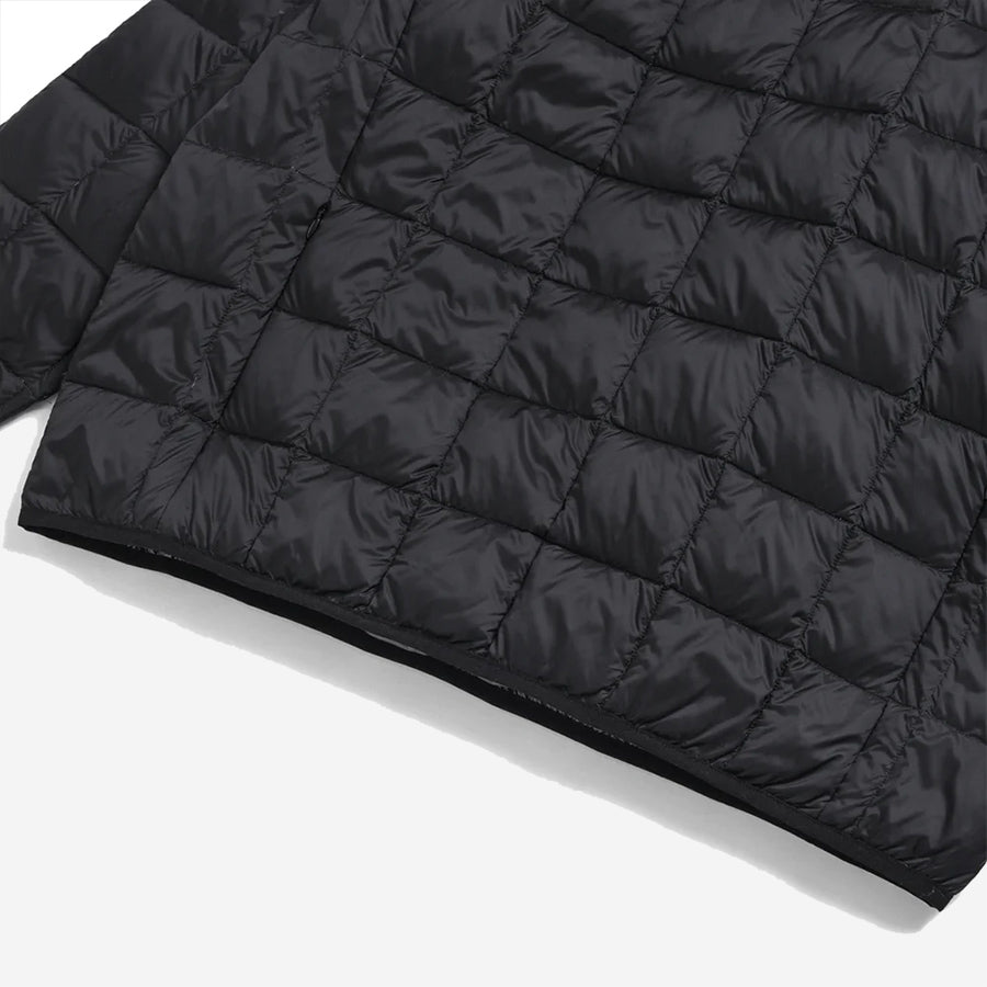 Crew Neck Pocket Down Pullover - Dark Charcoal