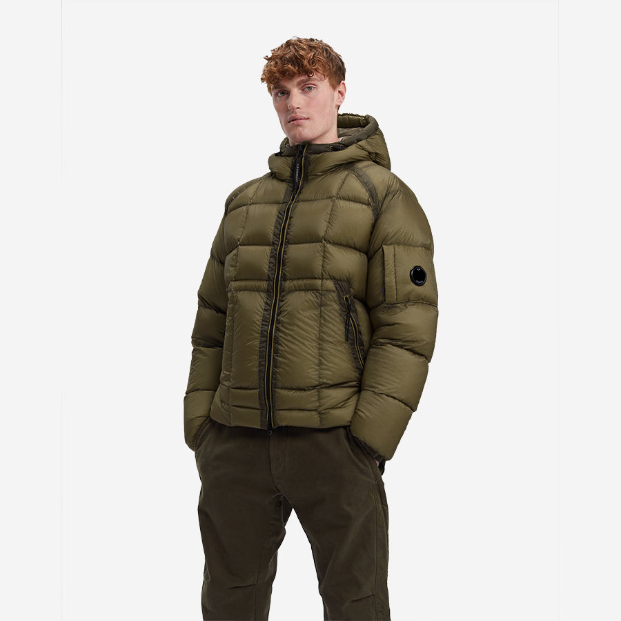 DD Shell Hooded Down Parka - Olive