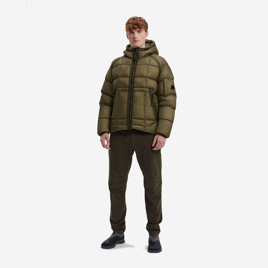 DD Shell Hooded Down Parka - Olive