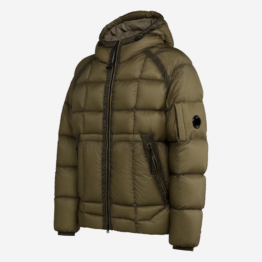 DD Shell Hooded Down Parka - Olive