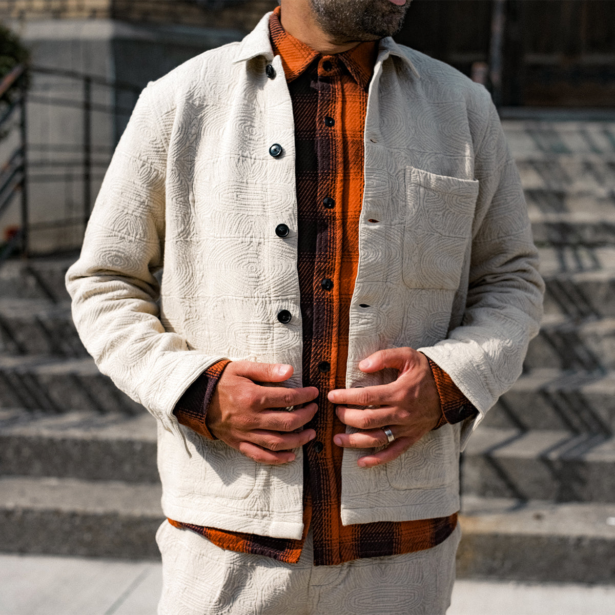 Shop Jacket - Dry Garden Jacquard