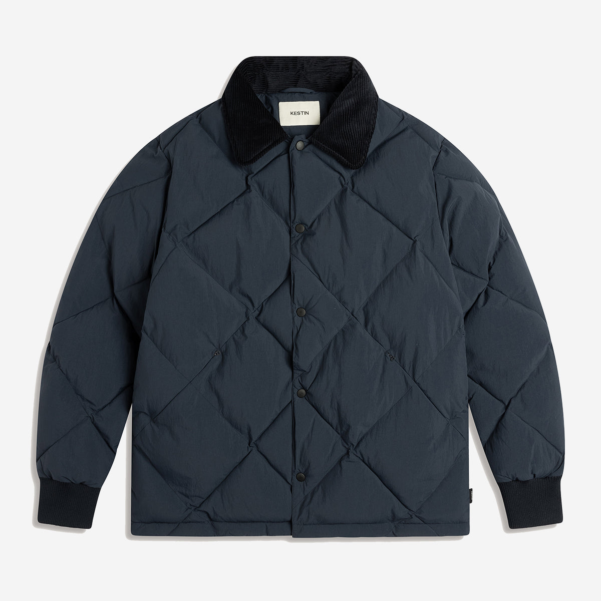 Dunbar Quilted Padded Jacket - Dark Navy