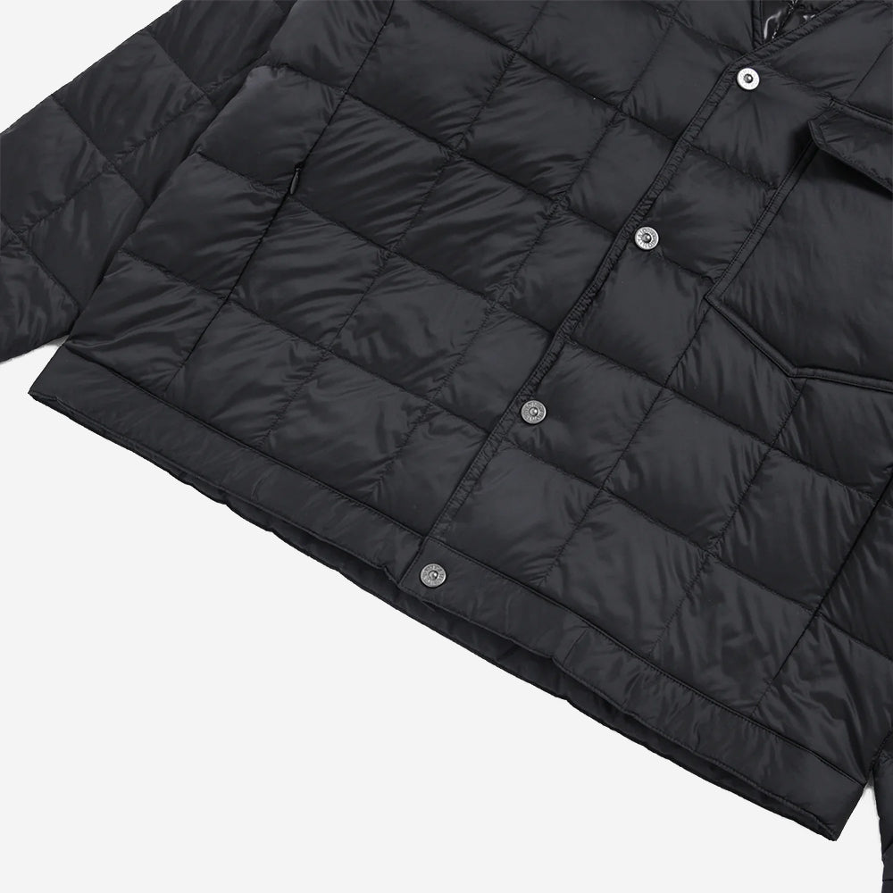 Down Work Jacket Cardigan - Navy