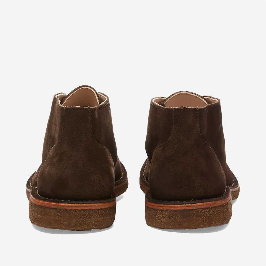 Dukeflex Suede Boots - Dark Chestnut