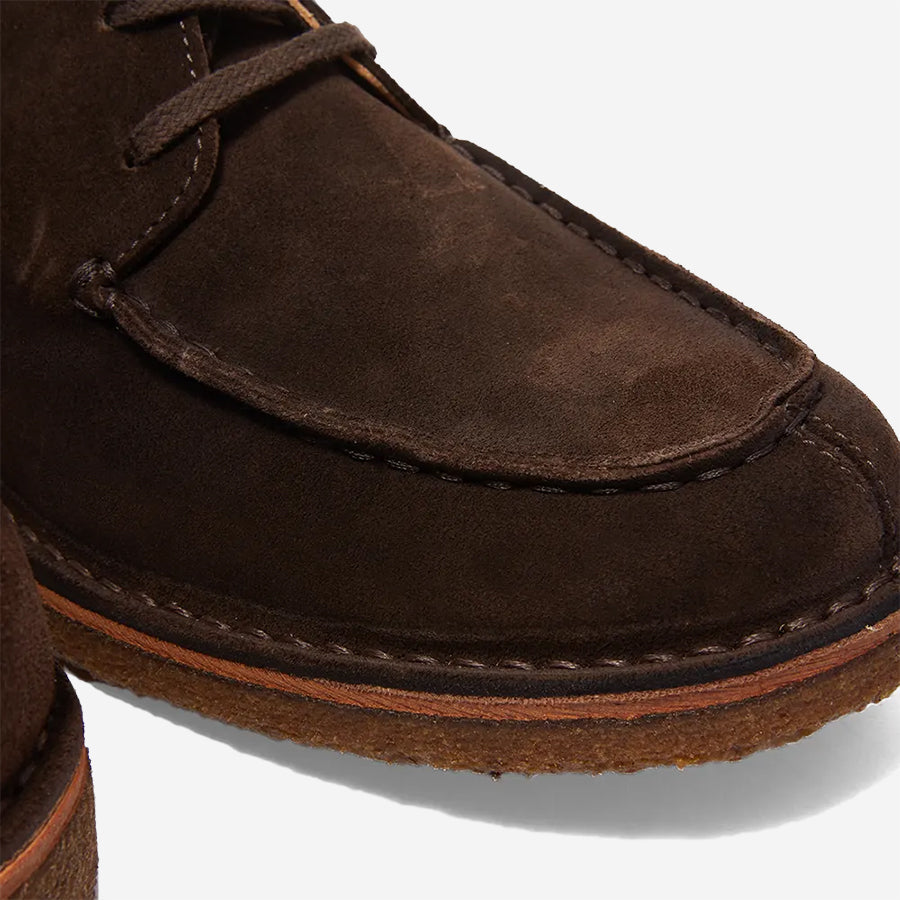 Dukeflex Suede Boots - Dark Chestnut