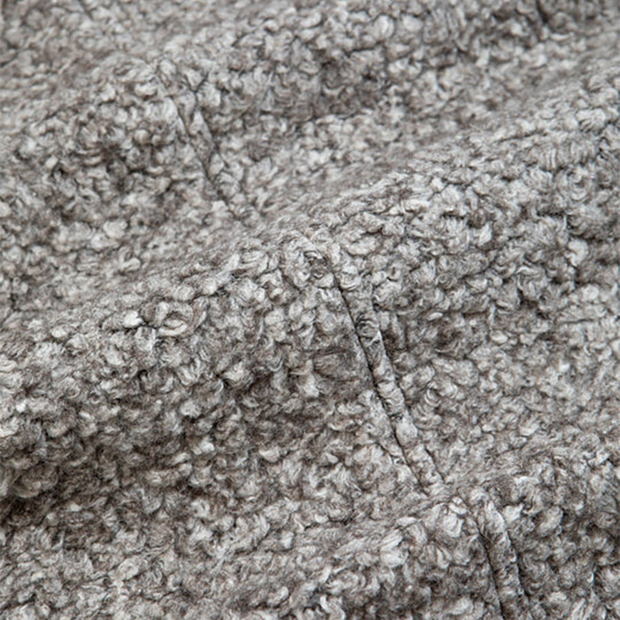 Edinburgh Wool Blend Overcoat - Undyed Marl Grey