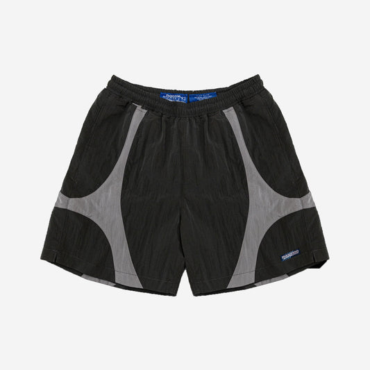 Equis Nylon Shorts - Smoke/Amethyst